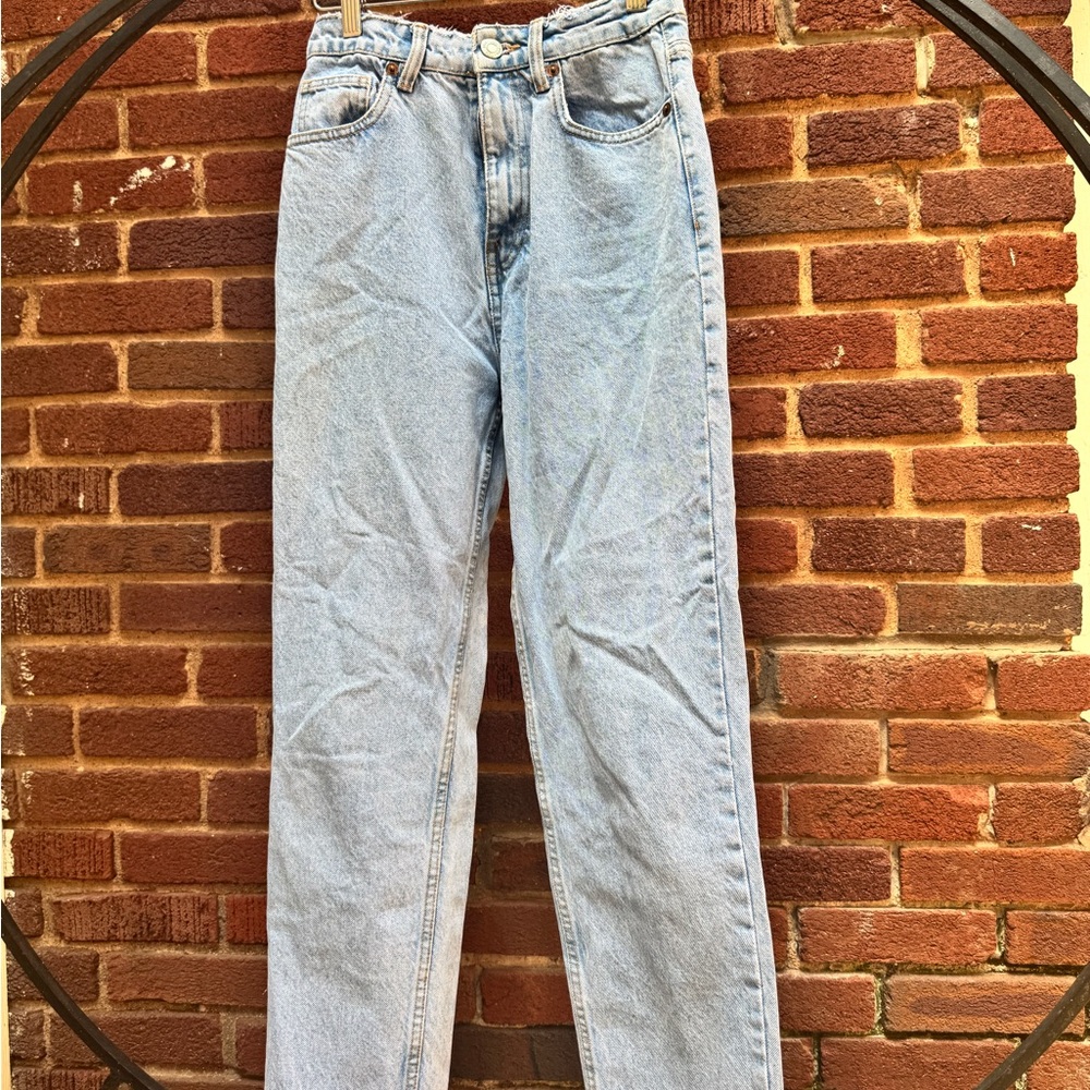 zara straight leg jeans
